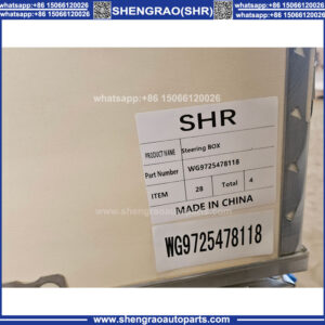 Power Steering Gear Box-WG9725478118 WG9725478228 for Sinotruk Howo